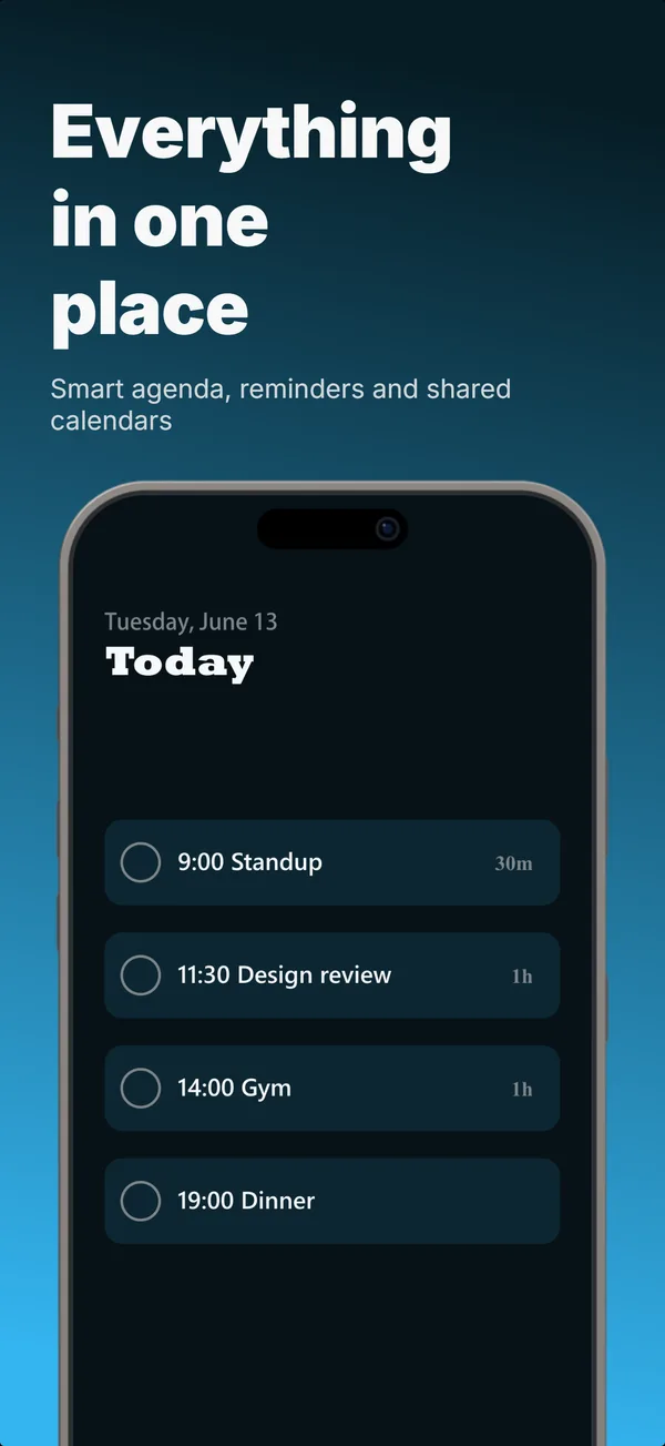 Slate App Store screenshot frame 4: Everything in one place