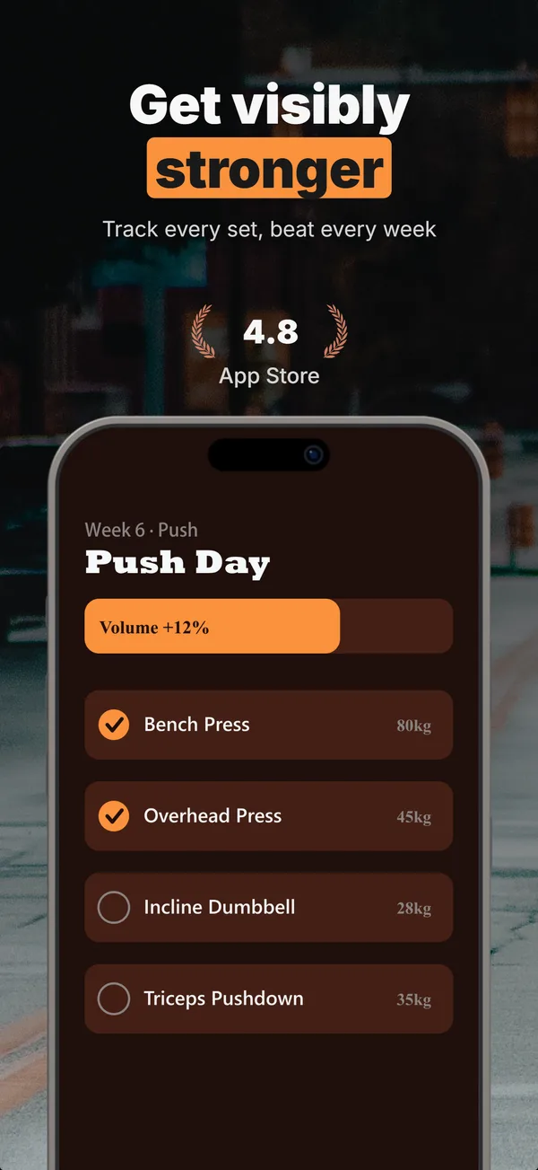 FitStreak example set