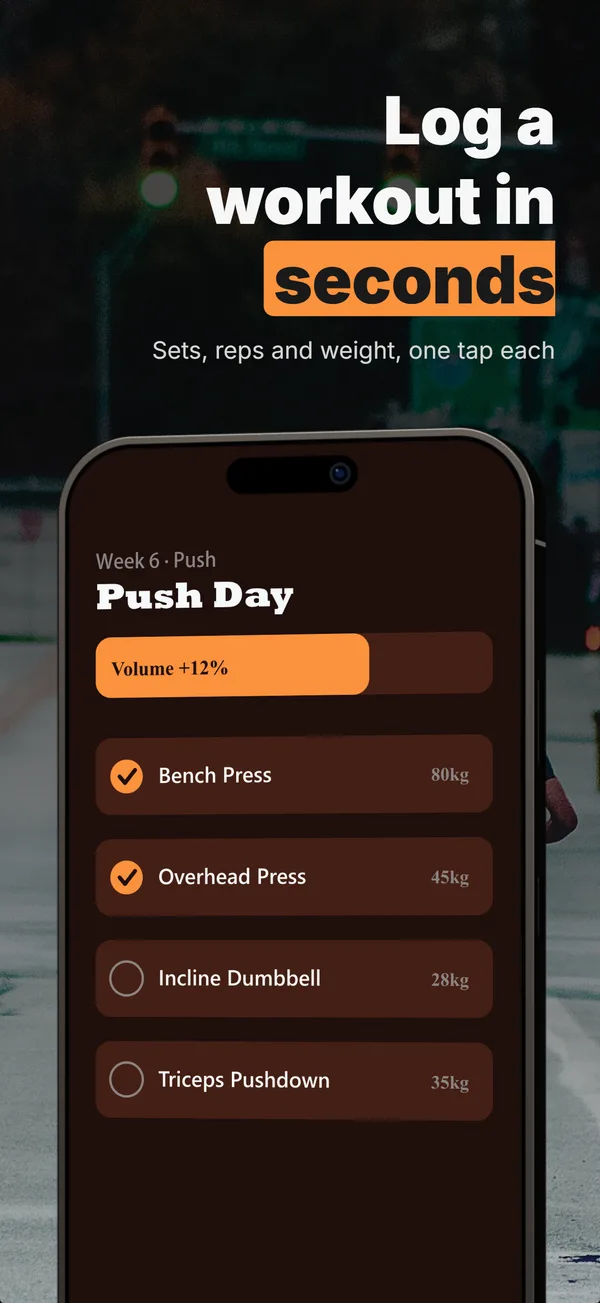 FitStreak App Store screenshot frame 2