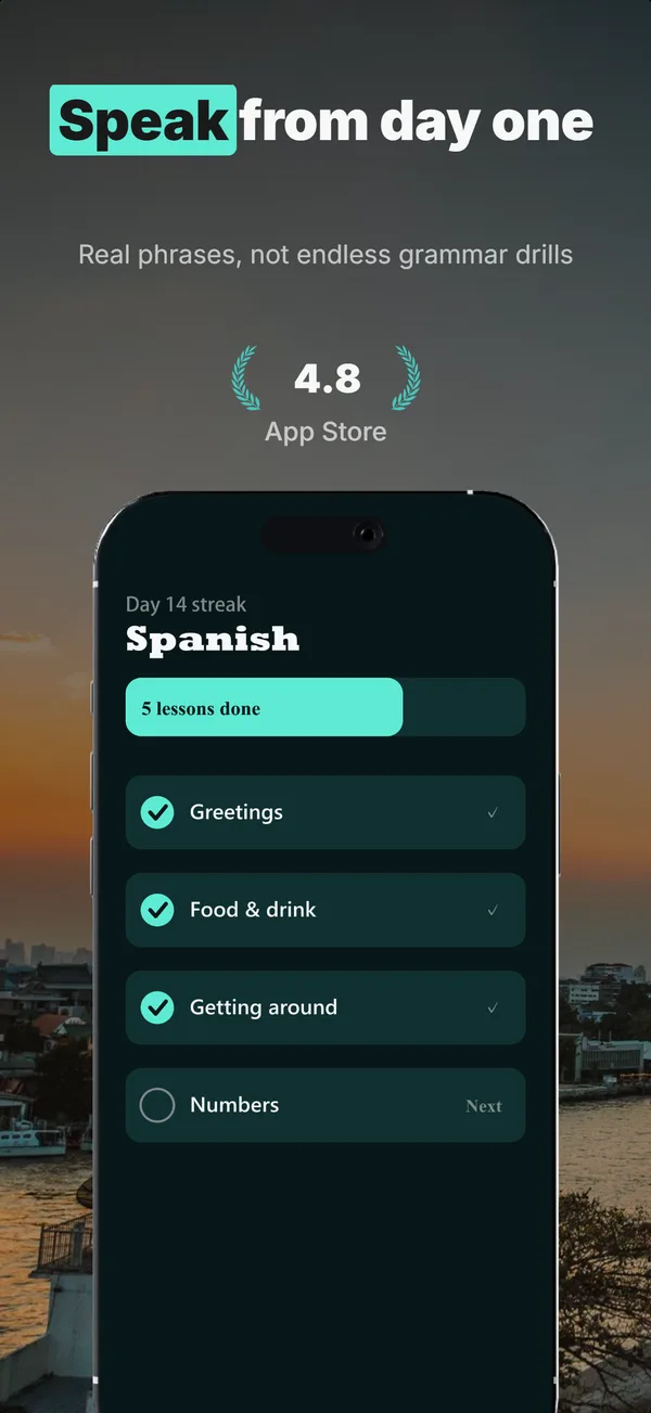 Lingopath App Store screenshot frame 1