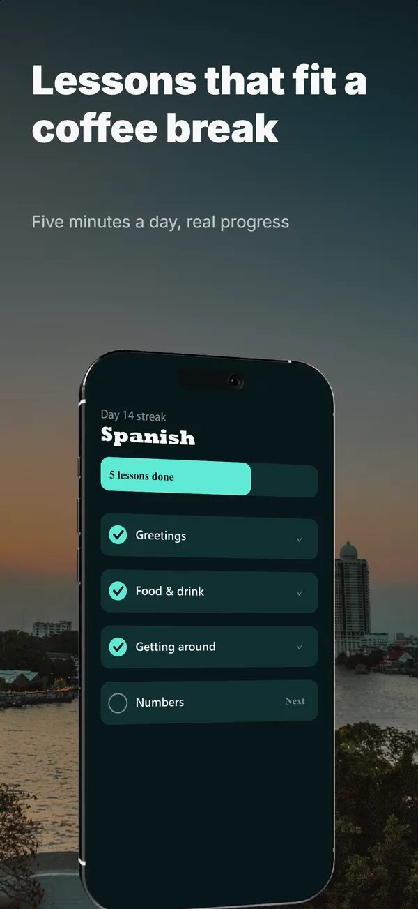 Lingopath App Store screenshot frame 2