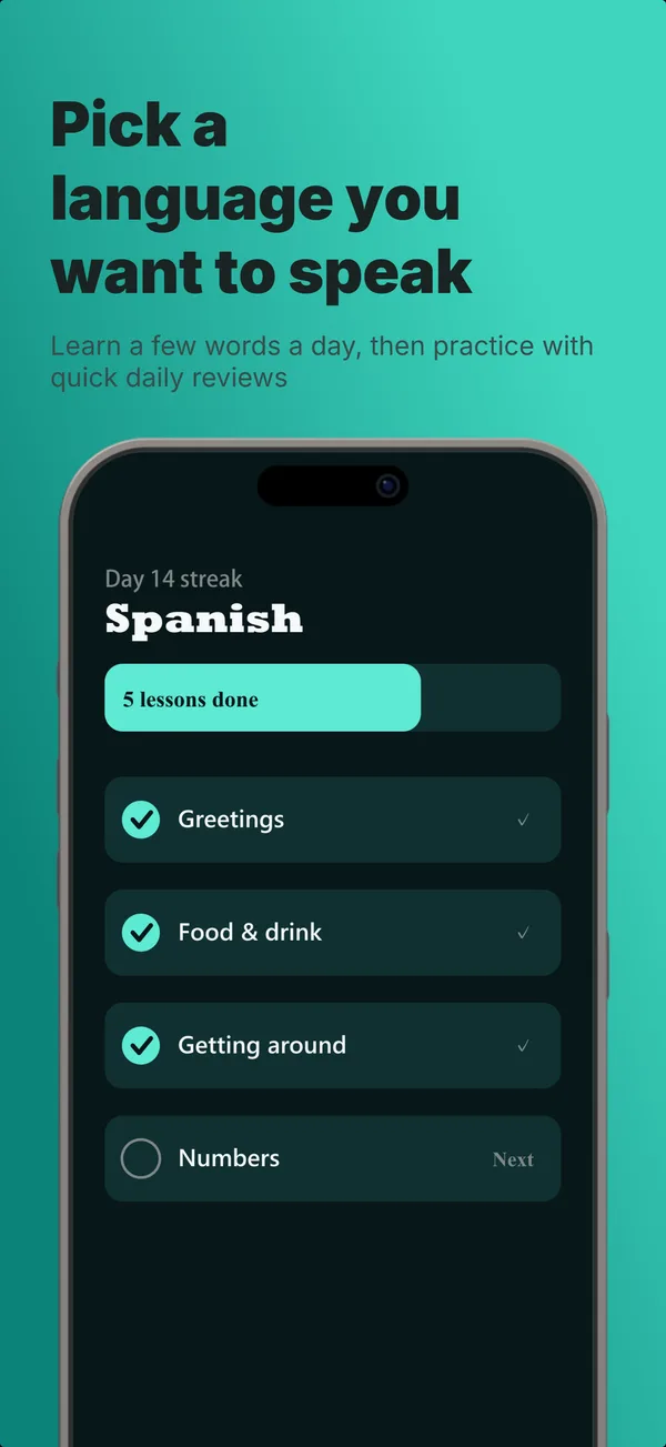Lingopath App Store screenshot frame 3