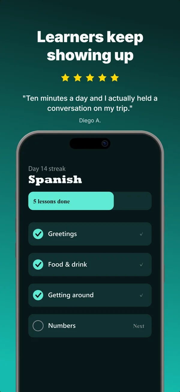 Lingopath App Store screenshot frame 4