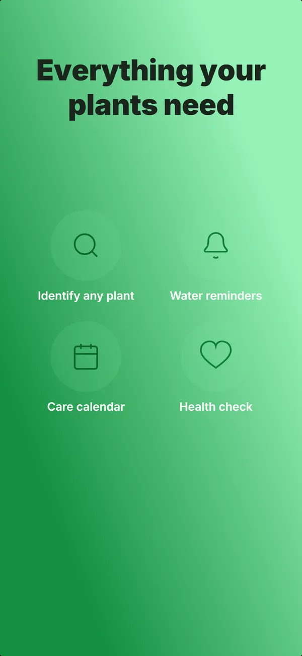 Sprig App Store screenshot frame 3: Everything your plants need