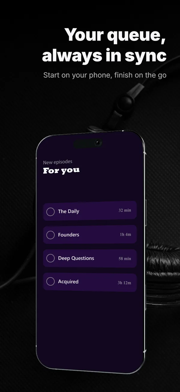 Audicle App Store screenshot frame 2