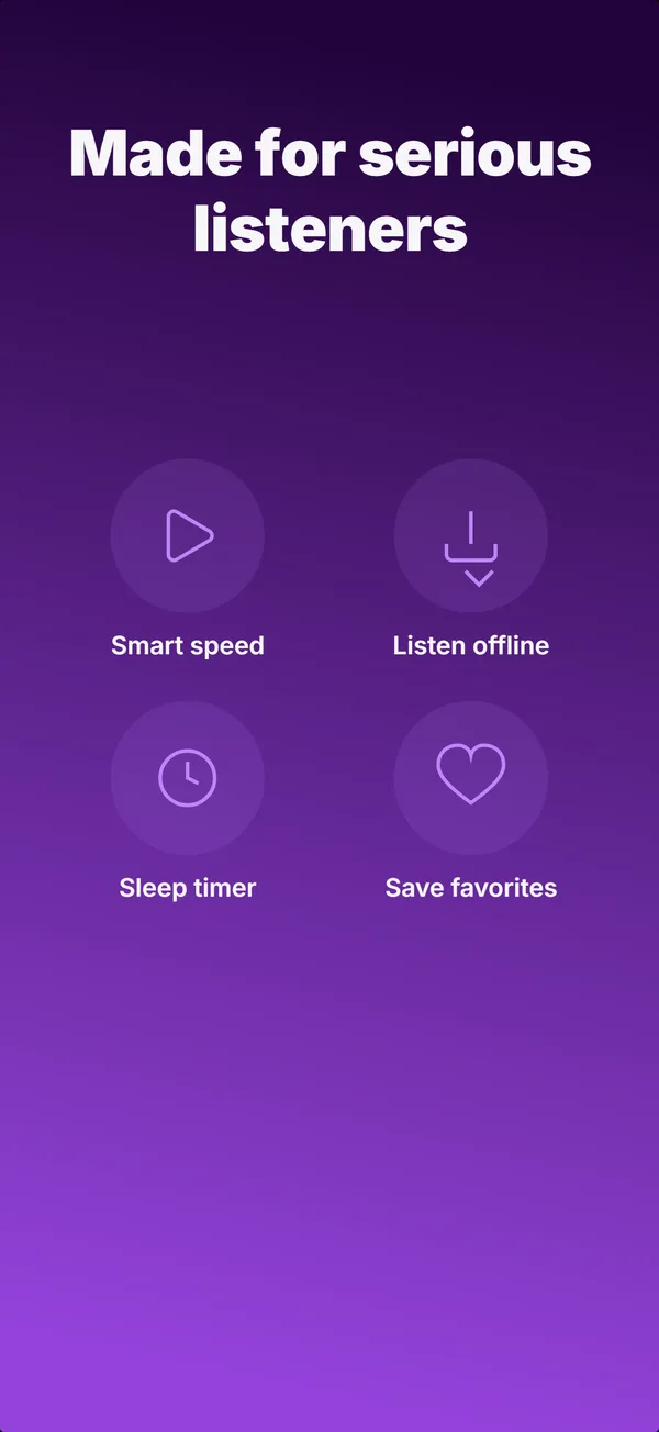 Audicle App Store screenshot frame 4