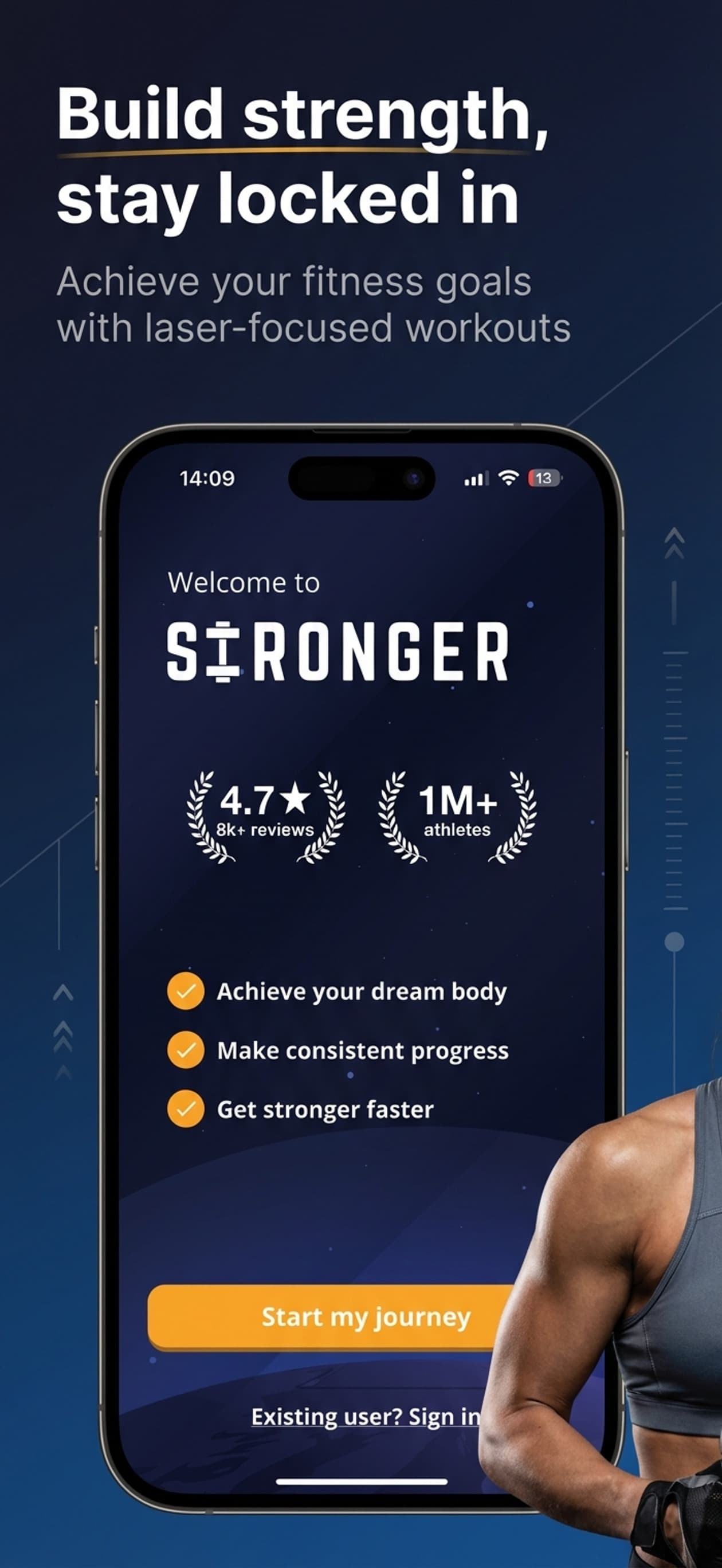 AI generated fitness app screenshot