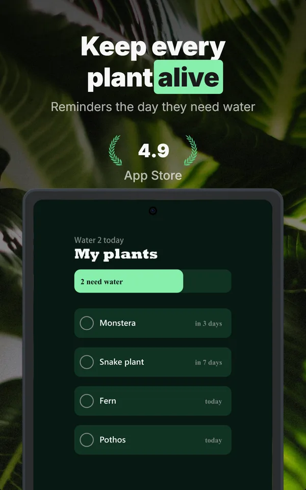 Android Tablet App Store screenshot, frame 1 of 5