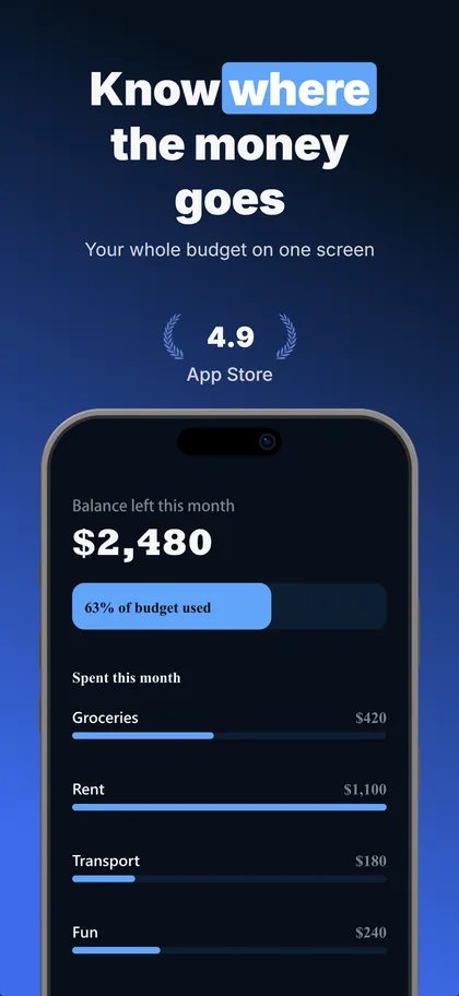 Version A, screenshot 1: Your set