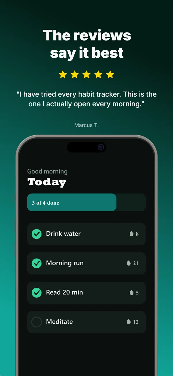 Review Clip Layout example